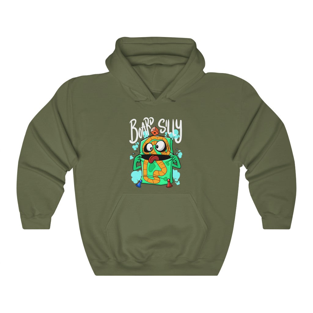 Board Silly Olive Hoodie - Dying of Boardom - Olive Hoodie