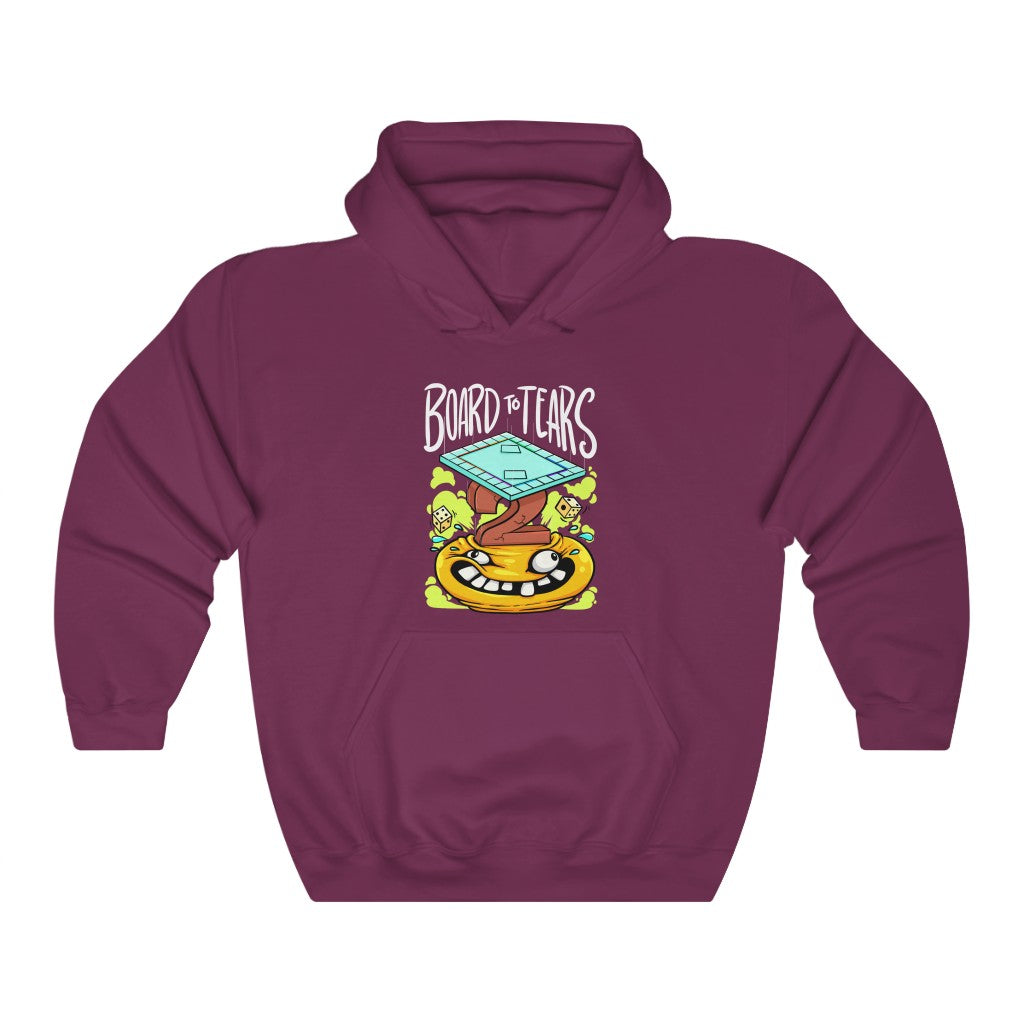 Board To Tears Maroon Hoodie - Dying of Boardom