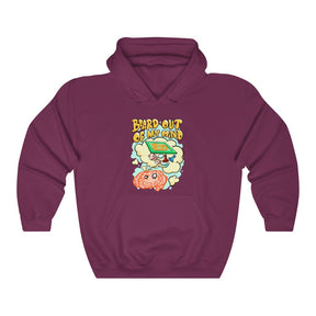 Board Out Of My Mind Hoodie - Dying of Boardom - Maroon Hoodie