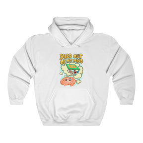 Board Out Of My Mind Hoodie - Dying of Boardom - White Hoodie