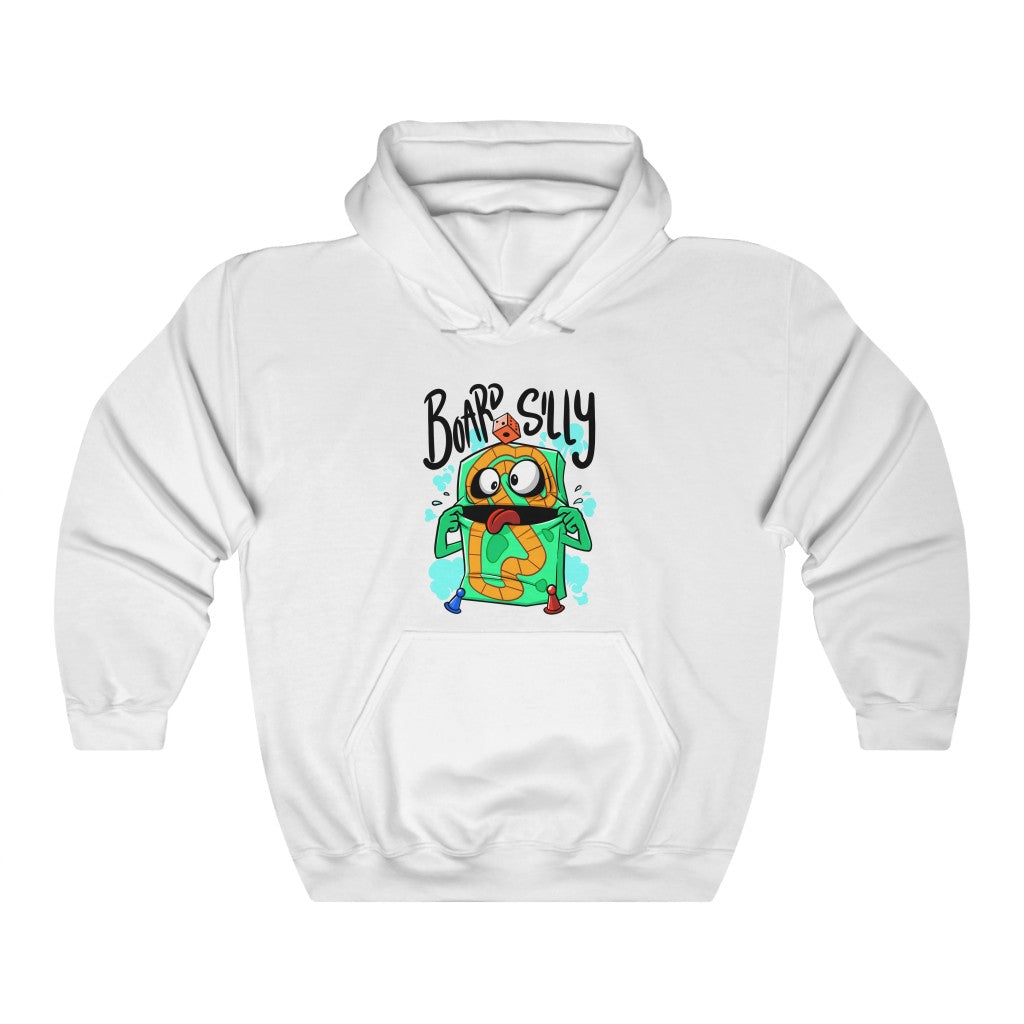 Board Silly White Hoodie - Dying of Boardom - White Hoodie