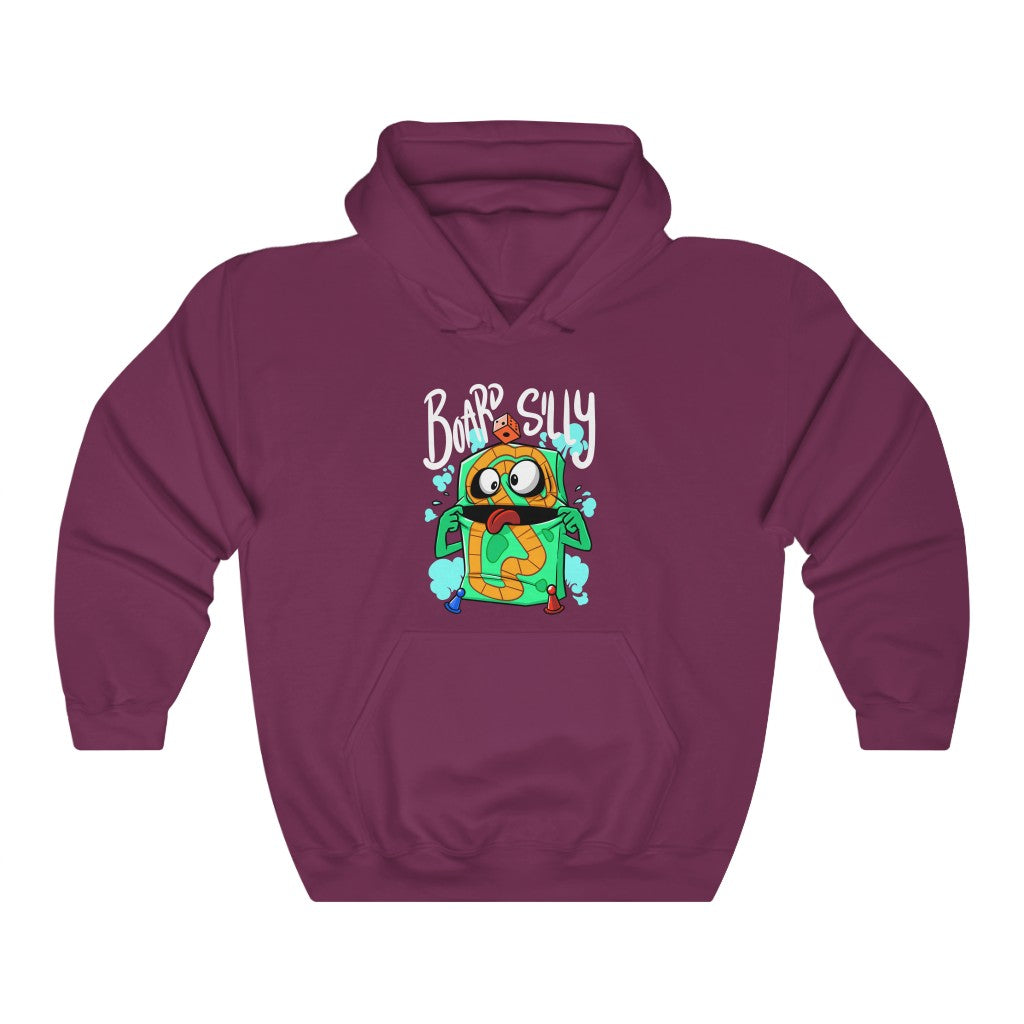 Board Silly Maroon Hoodie - Dying of Boardom - Maroon Hoodie