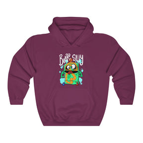 Board Silly Maroon Hoodie - Dying of Boardom - Maroon Hoodie