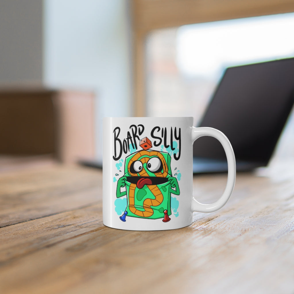 Board Silly Mug - Dying of Boardom - Mug on Table